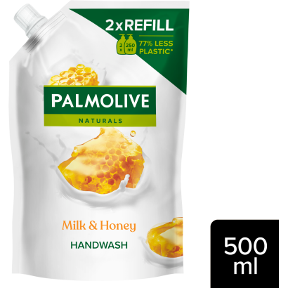 Palmolive Naturals Milk & Honey folyékony szappan utántöltő 500 ml