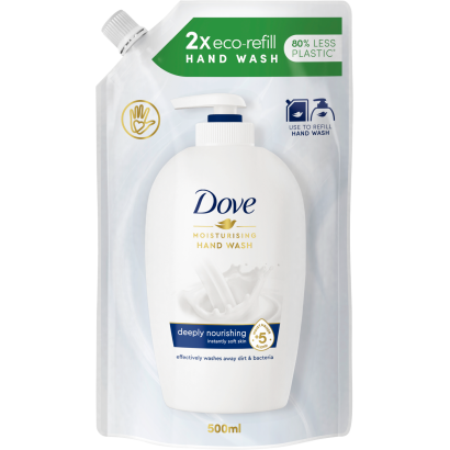 Dove Deeply Nourishing folyékony krémszappan utántöltő 500 ml