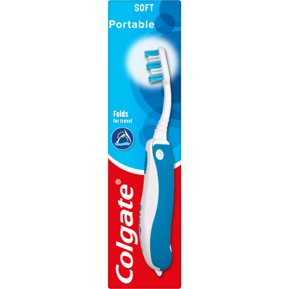 Colgate Portable összecsukható utazó fogkefe lágy 1 db