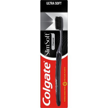 Colgate Slim Soft Charcoal lágy fogkefe 1 db