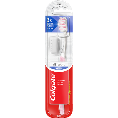 Colgate Slim Soft White lágy fogkefe 1 db