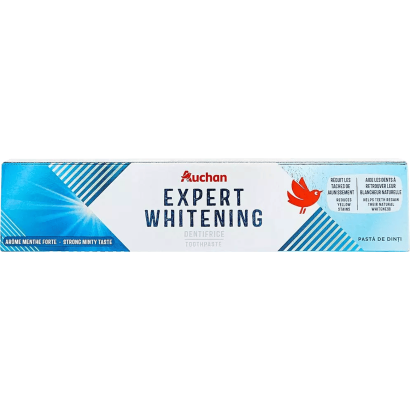 Auchan Kedvenc Fogkrém Expert Whitening 75 ml