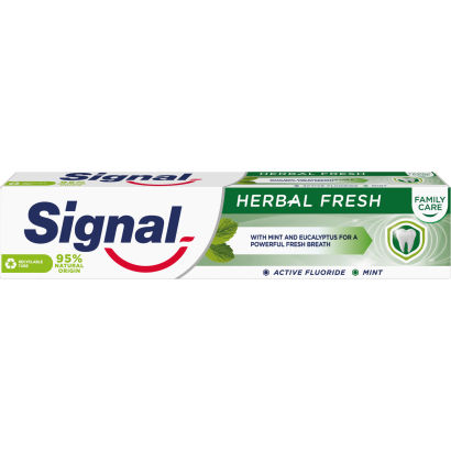 Signal Family Care Herbal Fresh fogkrém 75 ml