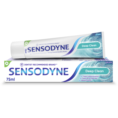 Sensodyne Deep Clean fluoridos fogkrém 75 ml