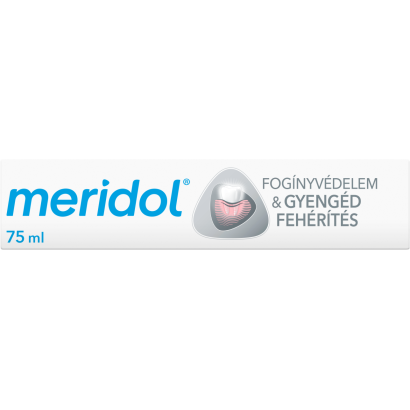 meridol Gentle White fogkrém a természetesen fehér fogakért 75 ml