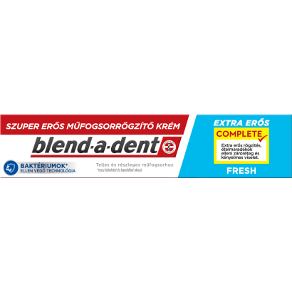 Blend-a-dent Complete Friss Ízű Műfogsorrögzítő Krém, 47 g