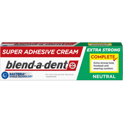 Blend-a-dent Complete Semleges Ízű Műfogsorrögzítő Krém, 47 g