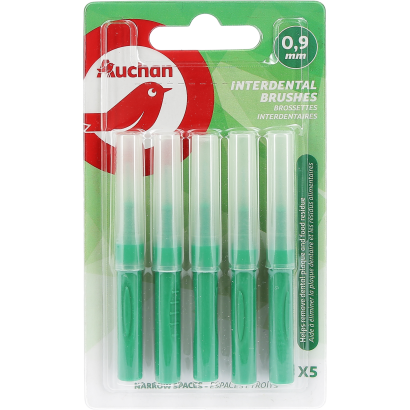 Auchan Nívó Fogköztisztító kefe 0,9mm 5 db