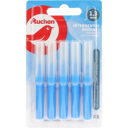 Auchan Nívó Fogköztisztító kefe 1,3mm 5 db