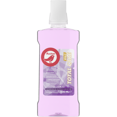 Auchan Kedvenc Szájvíz Total Care 6in1 500 ml