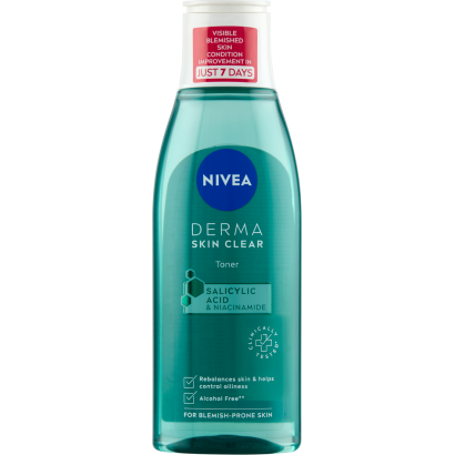 NIVEA Derma Skin Clear arctisztító tonik 200 ml