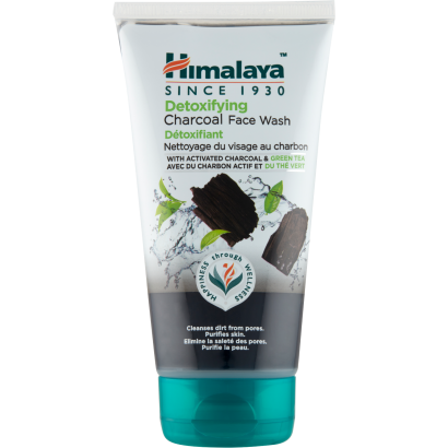 Himalaya méregtelenítő arclemosó gél aktív szénnel és zöld teával 150 ml