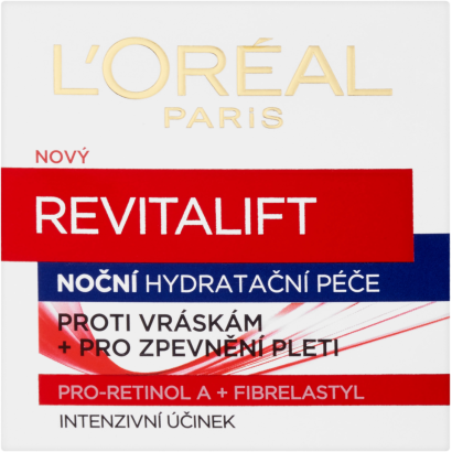 ĽOréal Paris revitalift hidratáló éjszakai arckrém, 50 ml