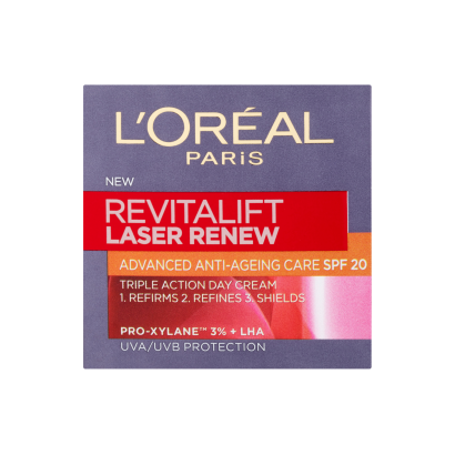 L'Oréal Paris Revitalift Laser X3 ránctalanító nappali arckrém SPF 20 50 ml
