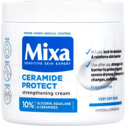 Mixa erősítő testápoló nagyon száraz bőrre, 400 ml