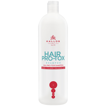 Kallos Cosmetics Haj Pro-tox sampon keratinnal kollagénnel és hialuronsavval 1 l