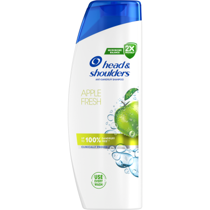 Head & Shoulders Apple Fresh korpa elleni sampon 400ml napi használatra bármely hajtípusra