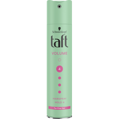 Taft Volume hajlakk vékonyszálú hajra 4-es erősségű tartás 250 ml