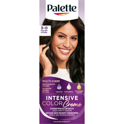 Palette Intensive Color Creme hajfesték 3-0 sötétbarna (N2)
