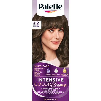 Palette Intensive Color Creme hajfesték 5-0 (N4) Világosbarna