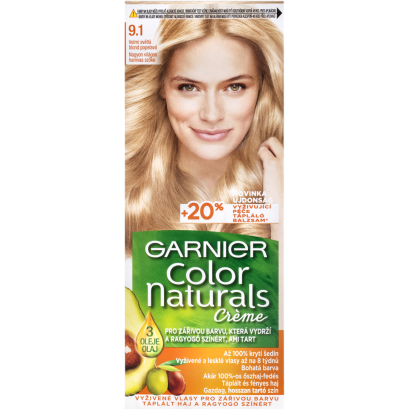 Garnier Color Naturals Tartós hajfesték 9 .1 Nagyon világos hamvas szőke