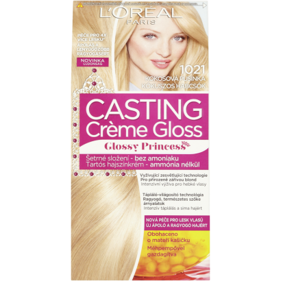 ĽOréal Paris Casting Creme Gloss hajszínező 1021 Kókuszos Habcsók 48 +72 +60 ml