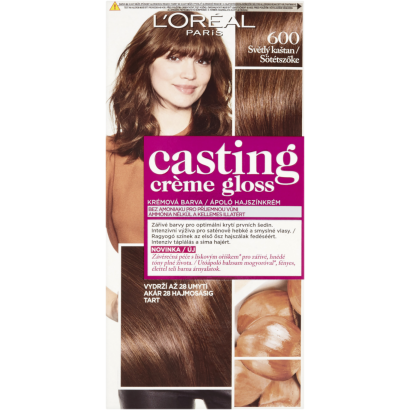 ĽOréal Paris Casting Creme Gloss hajszínező 600 Sötétszőke 48 +72 +60 ml