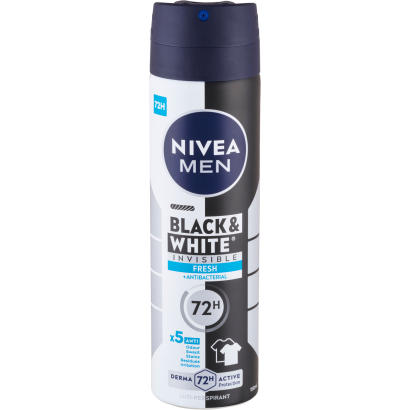 NIVEA MEN Black & White Invisible Fresh izzadásgátló 150 ml