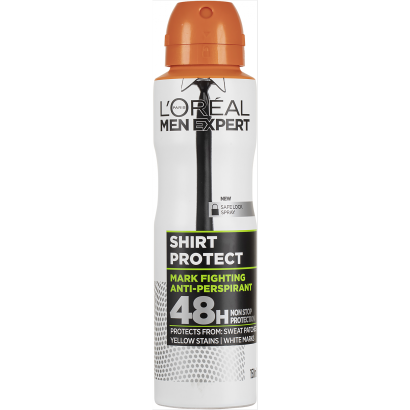 ĽOréal Paris Men Expert Shirt Protect izzadásgátló spray, 150 ml