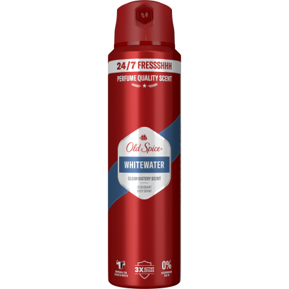 Old Spice Whitewater Deo Spray Férfiaknak, 200 ml