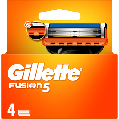 Gillette Fusion5 Pótfejek Férfi Borotvához, 4 db Borotvabetét