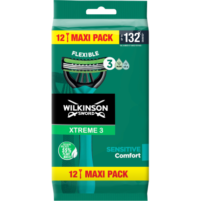 Wilkinson Sword Xtreme3 Sensitive hárompengés borotva 12 db