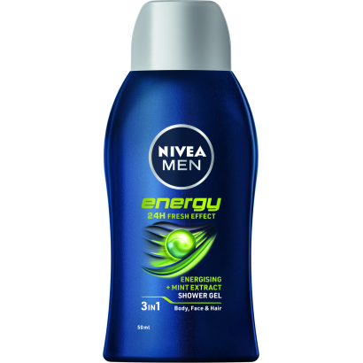 NIVEA MEN Energy mini tusfürdő 3in1 50 ml
