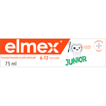 elmex Junior gyerek fogkrém 6-12 éves gyermekeknek 75 ml