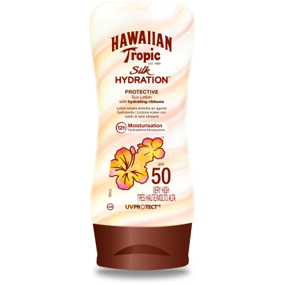 Hawaiian Tropic Hydrating Protection fényvédő termék SPF50 180 ml