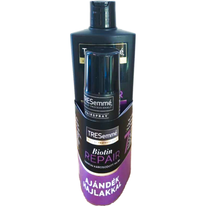 TRESemmé Biotin Repair sampon 400 ml + ajándék mini hajlakk 100 ml