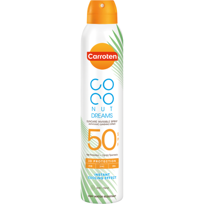 Carroten Coconut Dreams napvédő spray SPF50 200 ml