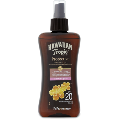 Hawaiian Tropic Glowing Protection napolaj spray SPF 20 200 ml