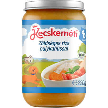 Kecskeméti zöldség-rízy-pulyka 6hó 190g