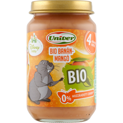 Univer BIO banán-mangó bébidesszert 4 hónapos kortól 163 g