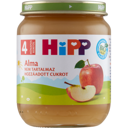 HiPP BIO alma gyümölcsdesszert 4 hónapos kortól 125 g