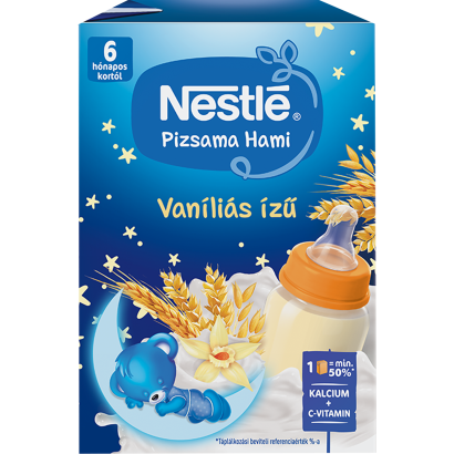 Nestlé Pizsama Hami UHT vaníliás ízű folyékony gabonás bébiétel 6 hónapos kortól 2 x 200 ml (400 ml)