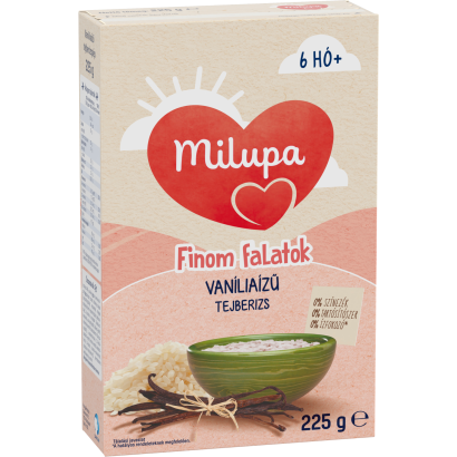 Milupa Finom falatok vaníliaízű tejberizs 6 hó+ 225 g