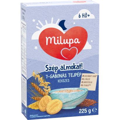 Milupa Szép álmokat! 7-gabonás kekszes tejpép 6 hó+ 225 g