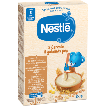 Nestlé 8 gabonás pép 8 hónapos kortól 250 g
