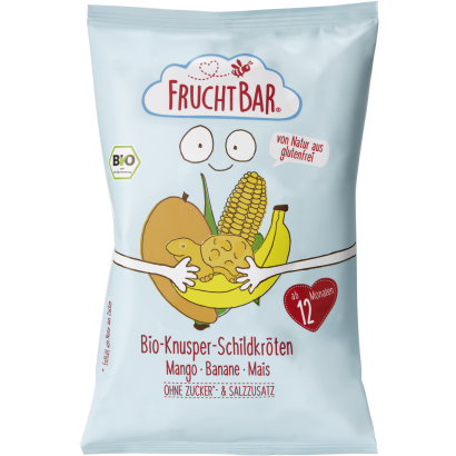 Fruchtbar BIO Extrudált kukorica teknősök mangós és banános ízzel 12hó 30g