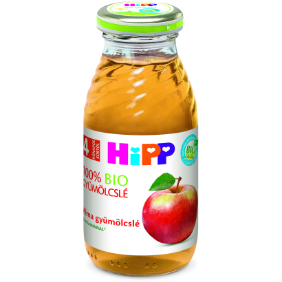 HiPP BIO alma gyümölcslé bébiital 4 hónapos kortól 0,2 l