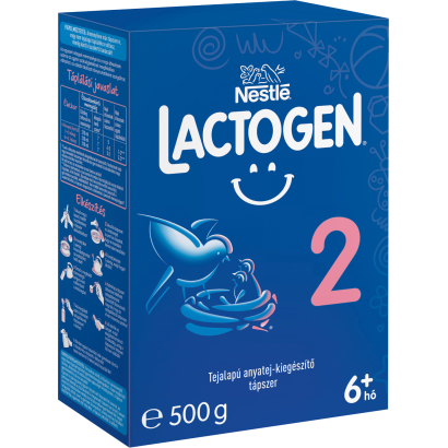 Lactogen 2 Tejalapú anyatej-kiegészítő tápszer 6 hó 500 g