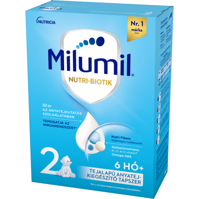 Milumil 2 tejalapú anyatej-kiegészítő tápszer 6 hó+ 500 g