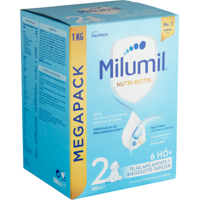 Milumil 2 tejalapú anyatej-kiegészítő tápszer 6-12 hó között 1000 g
